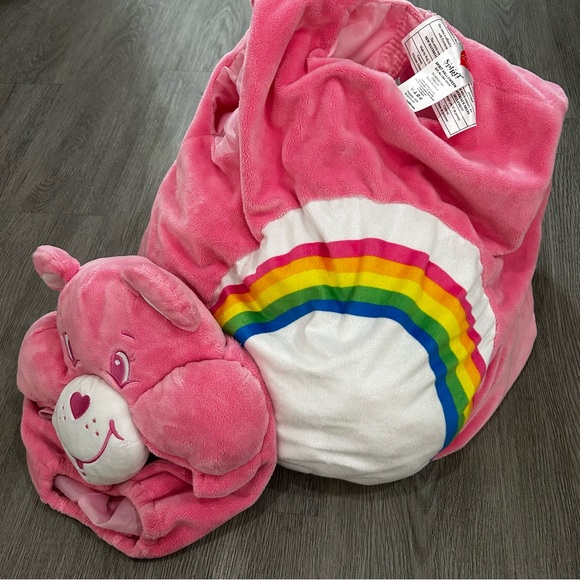 Care Bears Cheer Bear Pink Rainbow Plush 2-Piece Costume - Picture 2 of 6